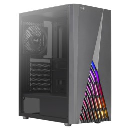 Case per PC Aerocool DELTABKV1 ATX RGB con finestra laterale completa e ventola frontale 12cm nero