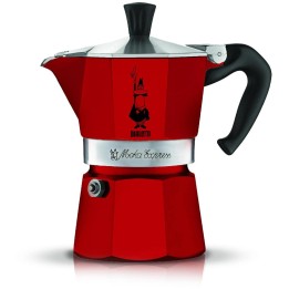 Caffettiera moka per 3 tazze Moka Express 5466 BIALETTI rossa