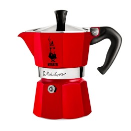 Caffettiera Moka rosso Bialetti