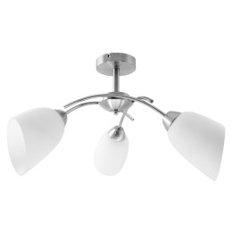 Activejet Classic plafoniera a sospensione NIKITA nichel tripla 3xE27 per soggiorno
