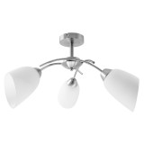 Activejet Classic plafoniera a sospensione NIKITA nichel tripla 3xE27 per soggiorno