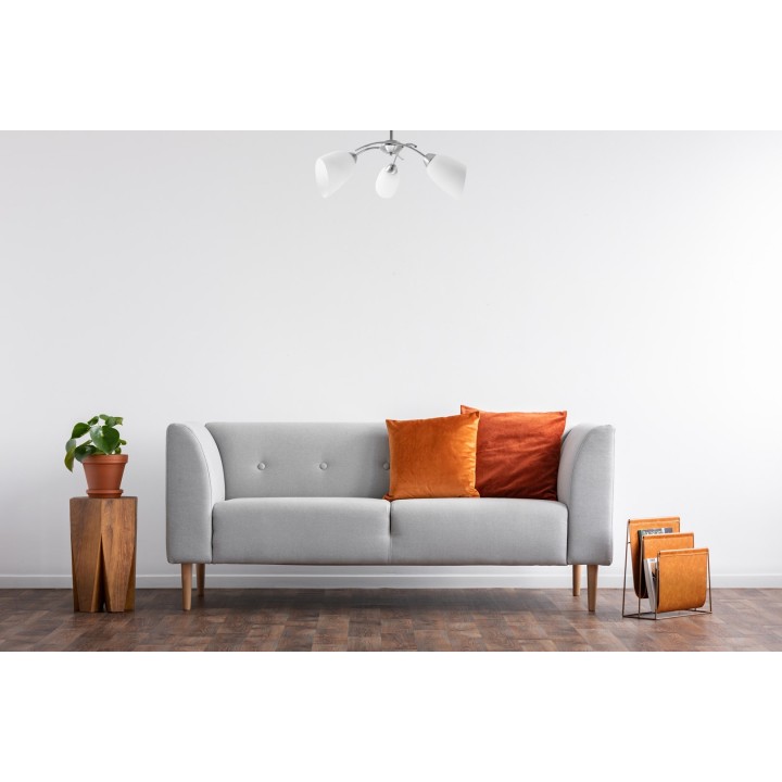 Activejet Classic plafoniera a sospensione NIKITA nichel tripla 3xE27 per soggiorno