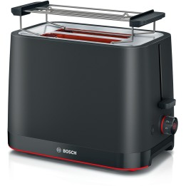 Bosch TAT3M123 Tostapane 2 fette 950 W Nero