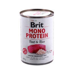 BRIT Monoprotein manzo e riso - cibo umido per cani - 400g