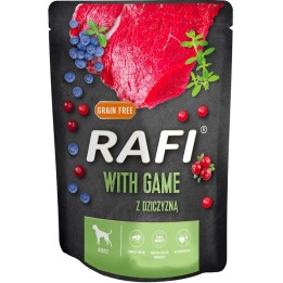DOLINA NOTECI RAFI Cibo umido per cani cervo mirtillo mirtillo rosso 300 g