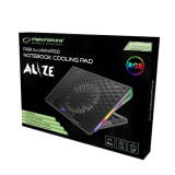 Esperanza EGC101 ventola di raffreddamento per notebook 800 RPM nero