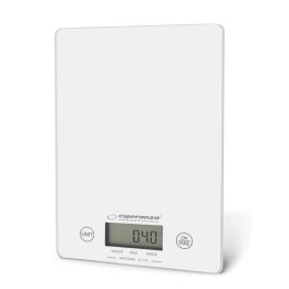 Esperanza EKS002W bilancia da cucina bianco da bancone rettangolare bilancia da cucina elettronica