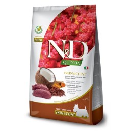 FARMINA N&D Quinoa Cane Pelle&Mantello Cervo Cocco Adulto Mini - cibo secco per cani - 2.5 kg