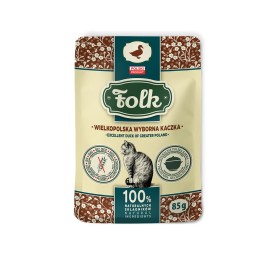 FOLK Excelent anatra della Grande Polonia - cibo umido per gatti - 85g