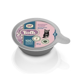 FOLK Kitten Delicate piatto di agnello - cibo umido per gatti - 85g