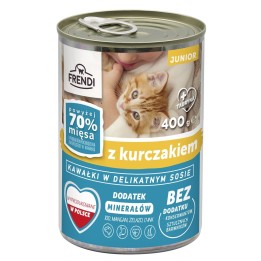 FRENDI Junior con bocconcini di pollo in salsa delicata - cibo umido per gatti - 400g