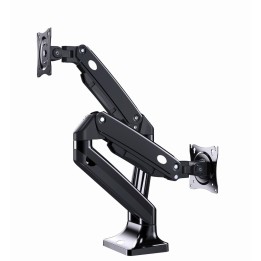 Gembird MA-DA2-03 supporto/staffa monitor 88.9 cm (35 ) da scrivania nero