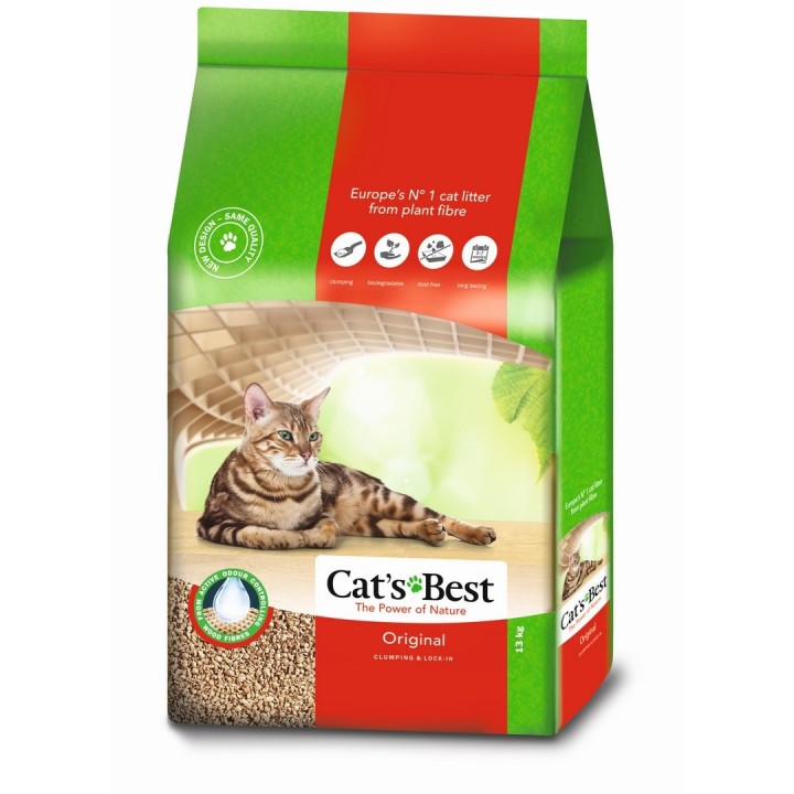 Cat's Best Eco Plus Original - Lettiera per gatti in legno - 30l