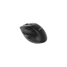 Gembird MUSW3-9B-01 Mouse wireless ergonomico triple-mode (2.4G + BT + USB) 2400 DPI 9 pulsanti nero