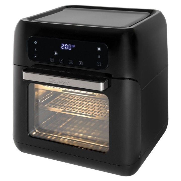 Clatronic FR 3747 H Friggitrice 11 L 1500 W Friggitrice ad aria calda Nero