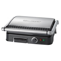 Clatronic KG 3487 griglia elettrica (2000W da tavolo nero e argento)