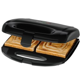 Clatronic ST 3814 Tostapane sandwich 820 W Nero