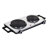 Clatronic DKP 3668 E Nero Acciaio inossidabile Piastra sigillata da banco 2 zona(e)