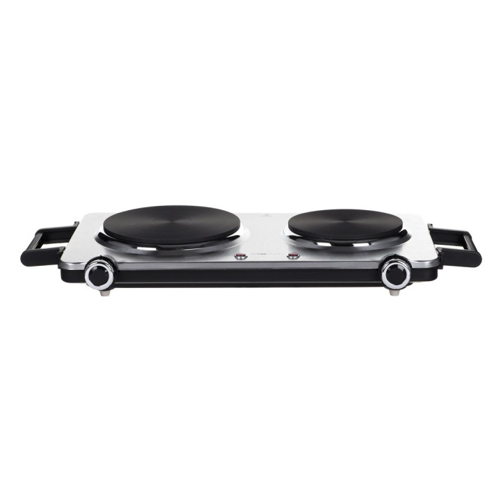 Clatronic DKP 3668 E Nero Acciaio inossidabile Piastra sigillata da banco 2 zona(e)