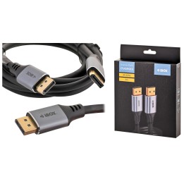 iBox ITVDP013 DisplayPort cavo 4K 60Hz spina dorata 3 m