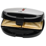 Clatronic ST/WA 3670 Tostapane sandwich 800 W Nero Acciaio inossidabile