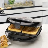 Clatronic ST/WA 3670 Tostapane sandwich 800 W Nero Acciaio inossidabile