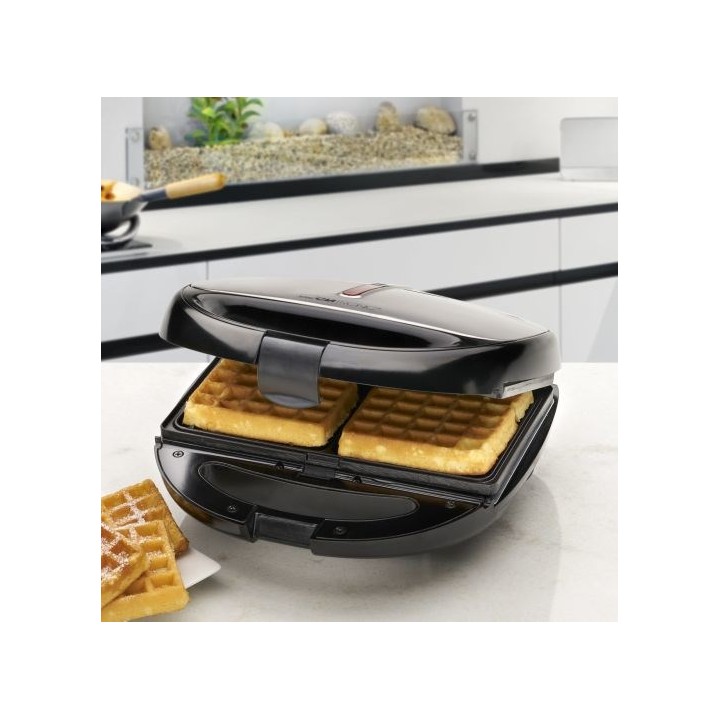 Clatronic ST/WA 3670 Tostapane sandwich 800 W Nero Acciaio inossidabile