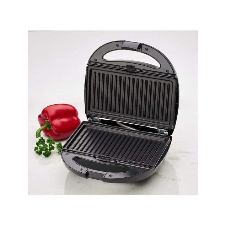 Clatronic ST/WA 3670 Tostapane sandwich 800 W Nero Acciaio inossidabile