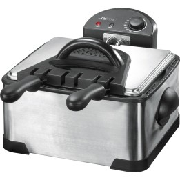 Clatronic FR 3195 Friggitrice 4 L 2000 W Nero Acciaio inossidabile