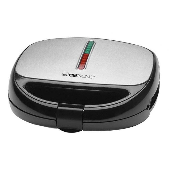 Clatronic ST/WA 3670 Tostapane sandwich 800 W Nero Acciaio inossidabile