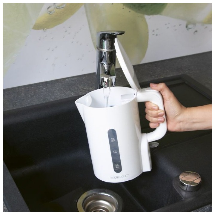 Clatronic WK 3834 Bollitore elettrico 1 L 900 W Bianco