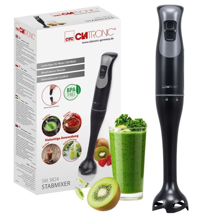 Clatronic SM 3824 Frullatore ad immersione 350 W Nero