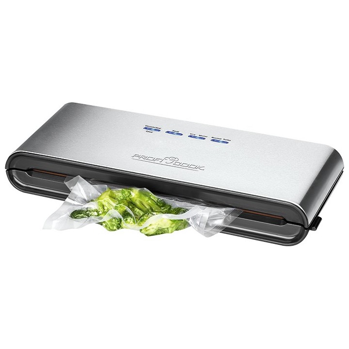 ProfiCook PC-VK 1080 sigillatrice sottovuoto Nero Acciaio inox