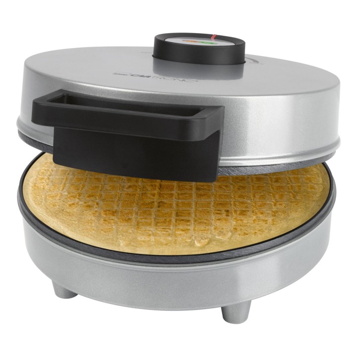 Clatronic HA 3833 1 Piastra per waffle 1200 W Nero Argento