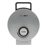 Clatronic HA 3833 1 Piastra per waffle 1200 W Nero Argento
