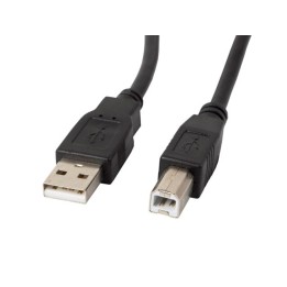Lanberg CA-USBA-11CC-0010-BK USB cavo 1 m 2.0 USB B nero