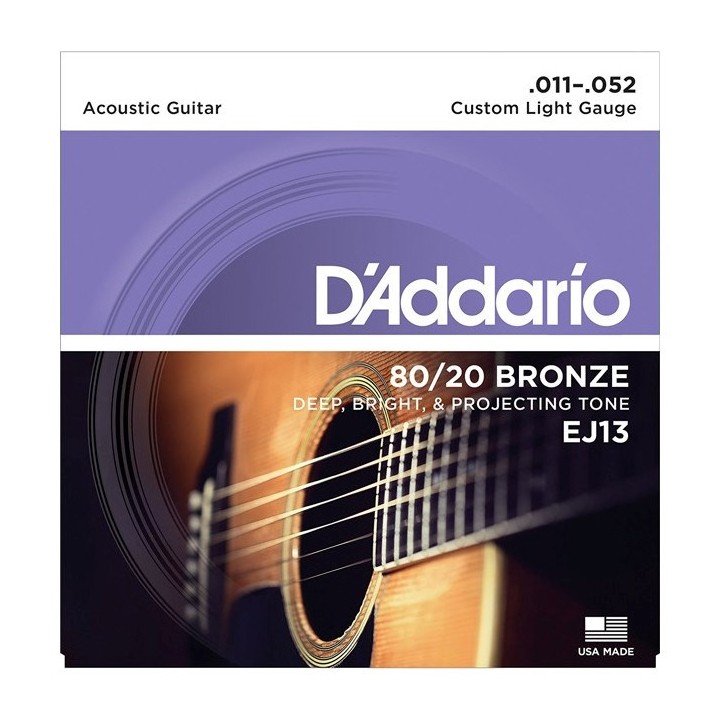 D'Addario EJ13 - Corde per chitarra acustica (11-52)