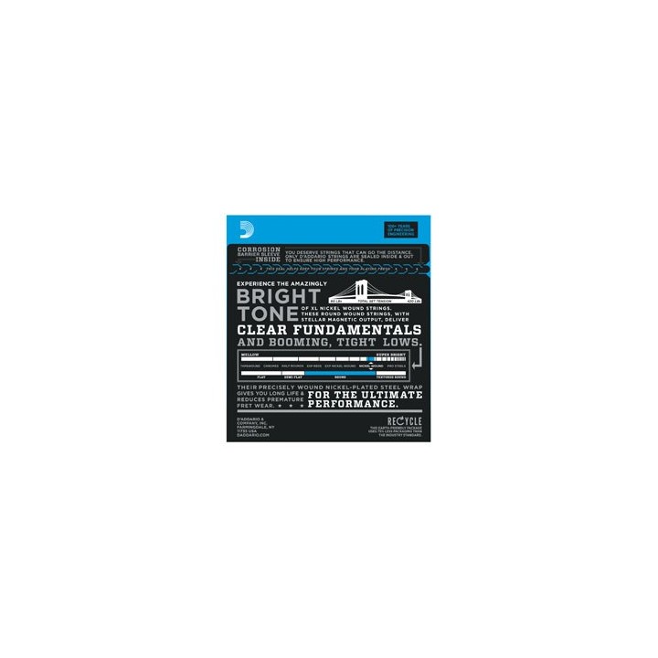 D'Addario EXL165 - Corde basso (45–105)