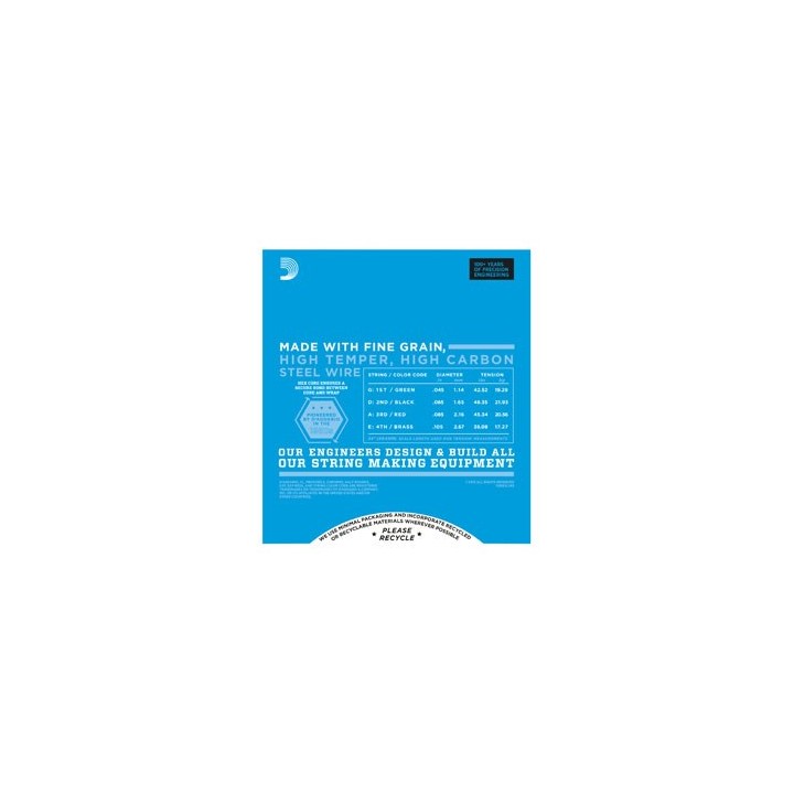 D'Addario EXL165 - Corde basso (45–105)