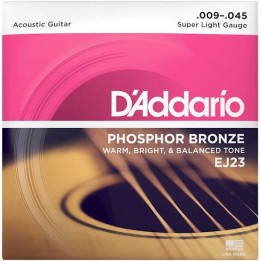 D'Addario EJ23 - Corde per chitarra acustica (9 - 45)