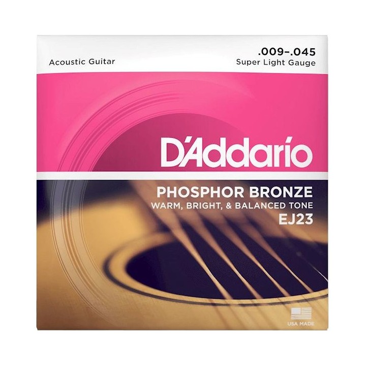 D'Addario EJ23 - Corde per chitarra acustica (9 - 45)