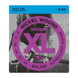 D'Addario EXL120 - Corde chitarra elettrica (9-42)