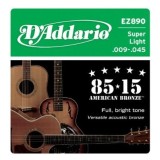 D'Addario EZ890 - Corde chitarra acustica (09-45)