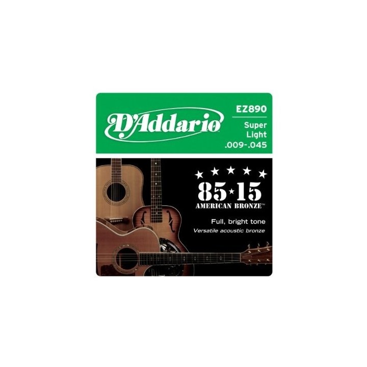 D'Addario EZ890 - Corde chitarra acustica (09-45)