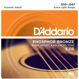 D'Addario EJ15 - Corde chitarra acustica (10-47)