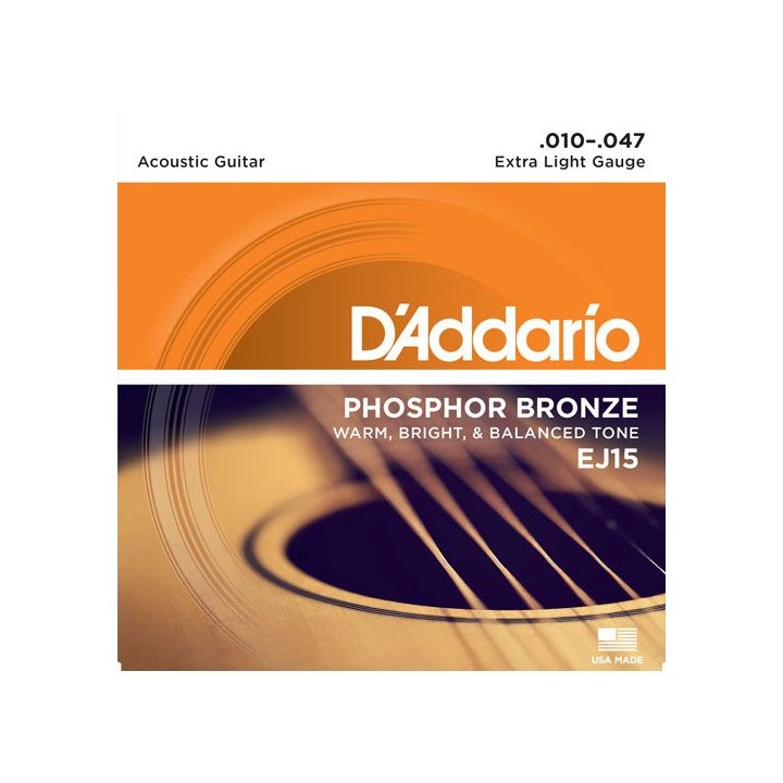 D'Addario EJ15 - Corde chitarra acustica (10-47)