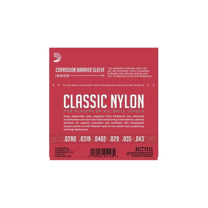 D'Addario EJ27N - Corde per chitarra classica
