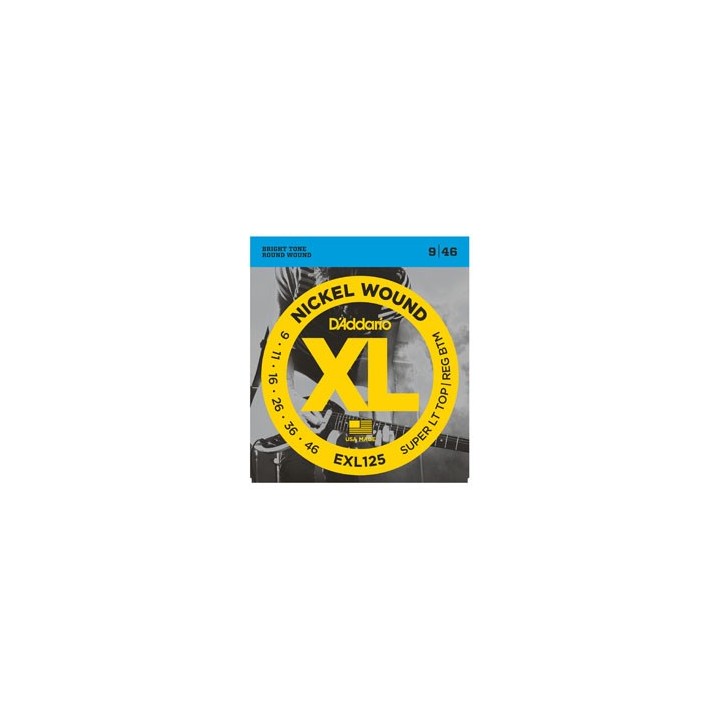 D'Addario EXL125 - Corde chitarra elettrica (9–46)