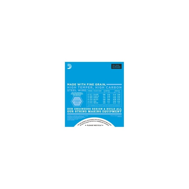 D'Addario EXL125 - Corde chitarra elettrica (9–46)