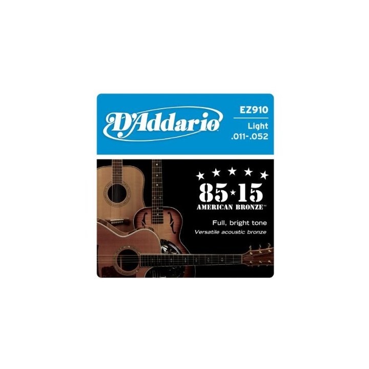 D'Addario EZ910 - Corde chitarra acustica (11–52)